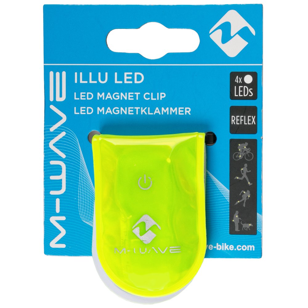 M-Wave Illu LED Magnetic Clip Reflecterend