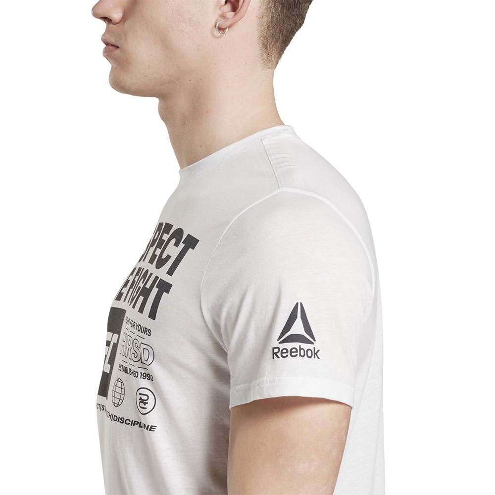 Reebok T-Shirt Manche Courte UFC Fan Gear Text