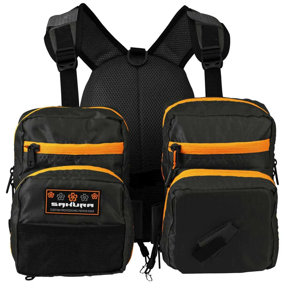Sakura Chest Packer bag Black | Waveinn