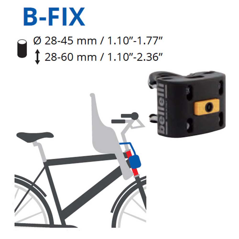 Sella per bici Foxom seggiolino bicicletta anteriore supporto sella per bicicletta bambino con manico staccabile 