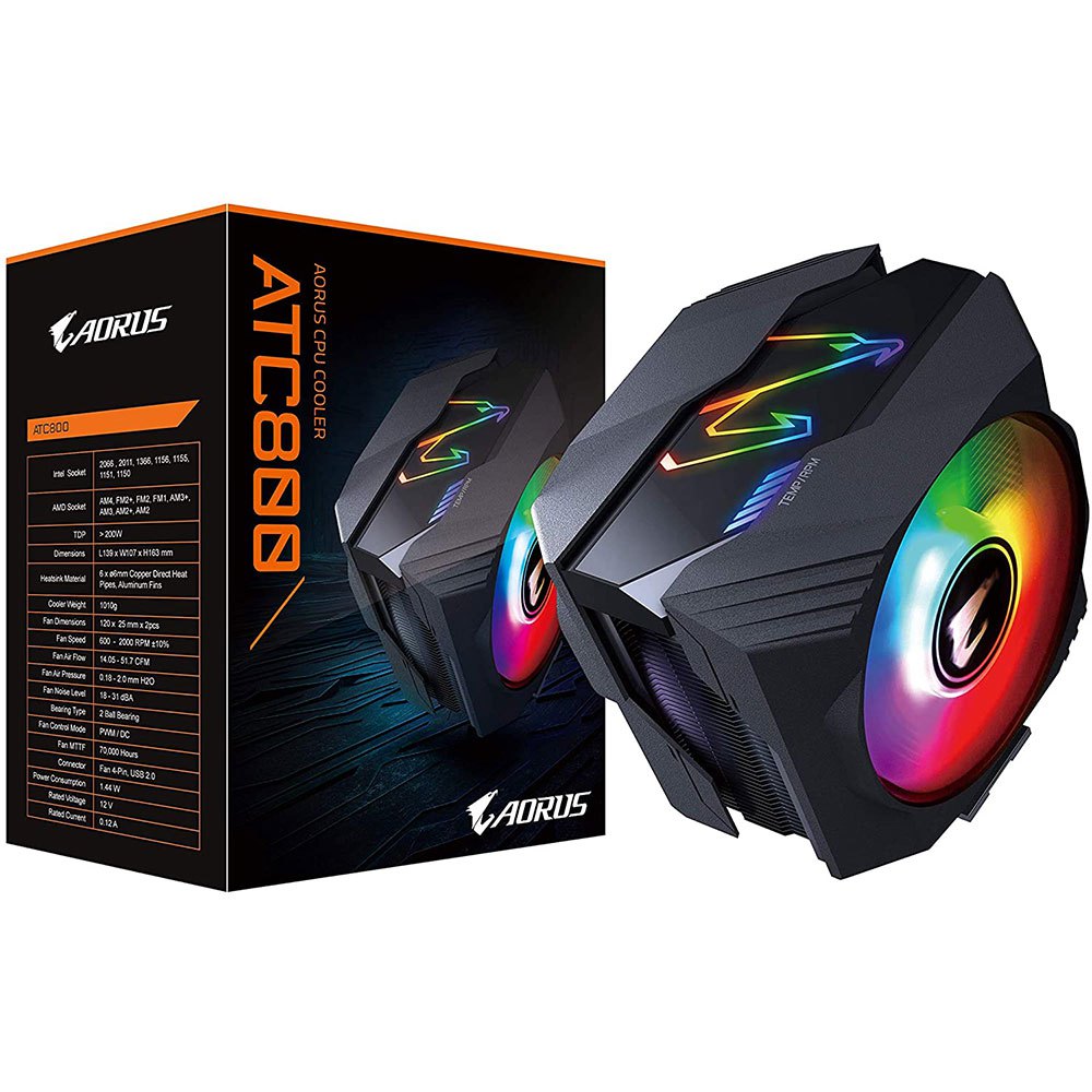Gigabyte Aorus Gaming GP-ATC800 Fan Black | Techinn