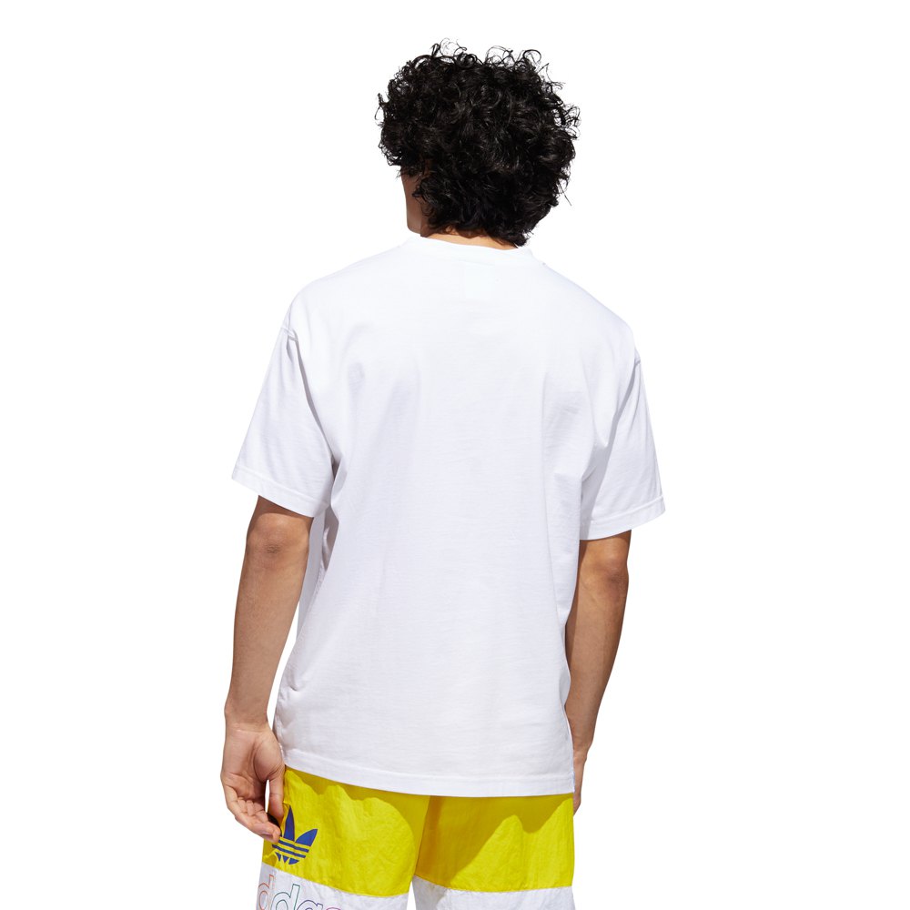 La ciudad polla repentinamente adidas Originals Camiseta Manga Corta Pride Flag Fill Blanco| Dressinn