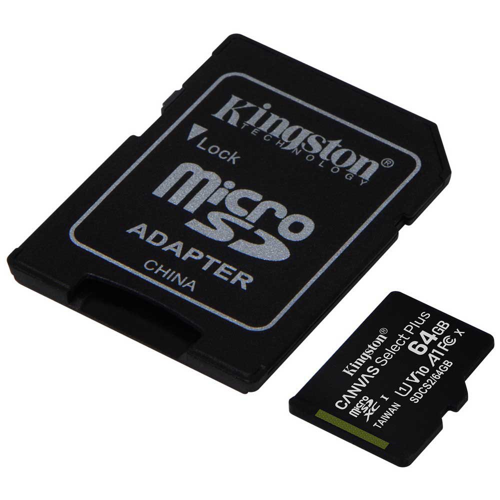 Kingston Tarjeta Memoria 64GB Canvas Select Plus Micro SD Multi 2 Unidades