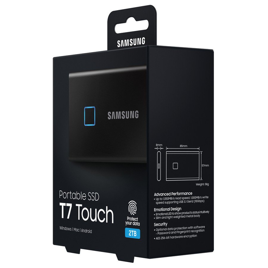 Samsung MU-PC2T0K/WW 2 TB T7 Touch SSD