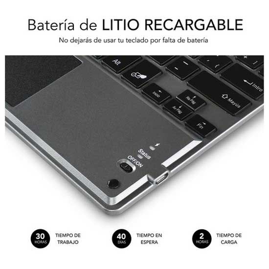 Subblim Smart Backlit Bluetooth Touchpad Trådløst tastatur