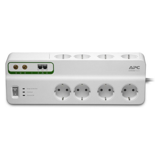 Apc Performance Surgearrest 8 Outlets With Phone & Coax Protection 230V Power strip