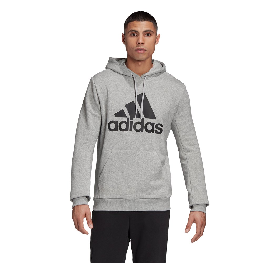 adidas Must Have Badge Of Sport French Terry Hoodie Grey| Runnerinn