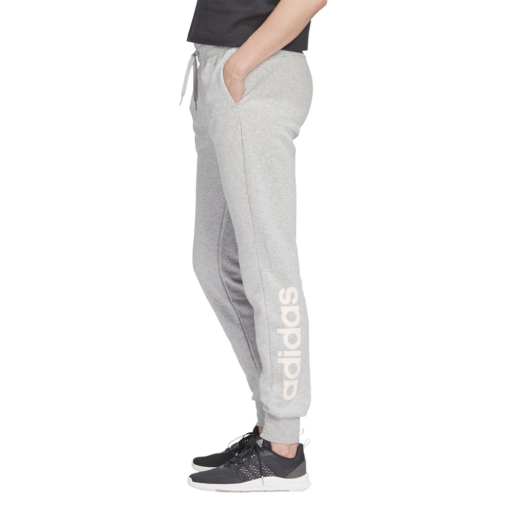 nariz pulgar resistencia adidas Essentials Linear FL Pants Grey | Runnerinn