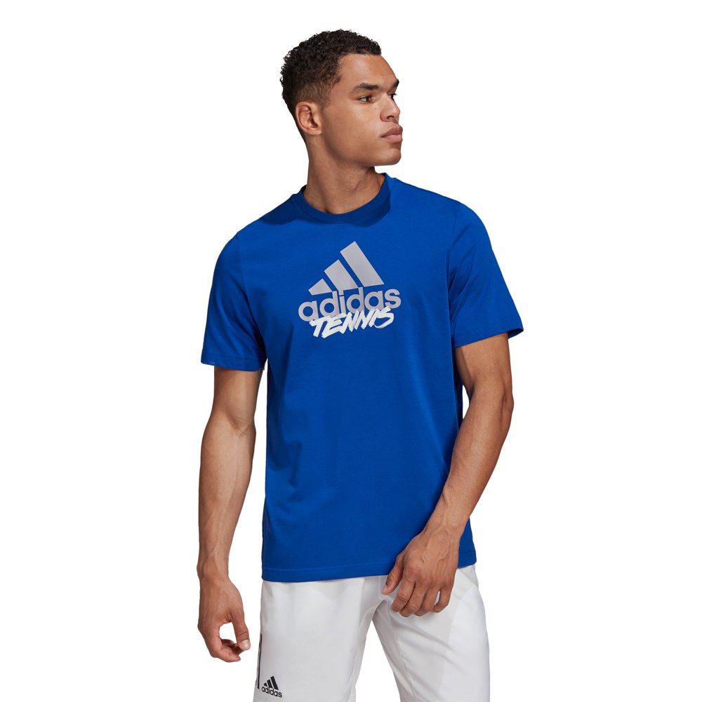 adidas Camiseta Corta Tennis Azul |