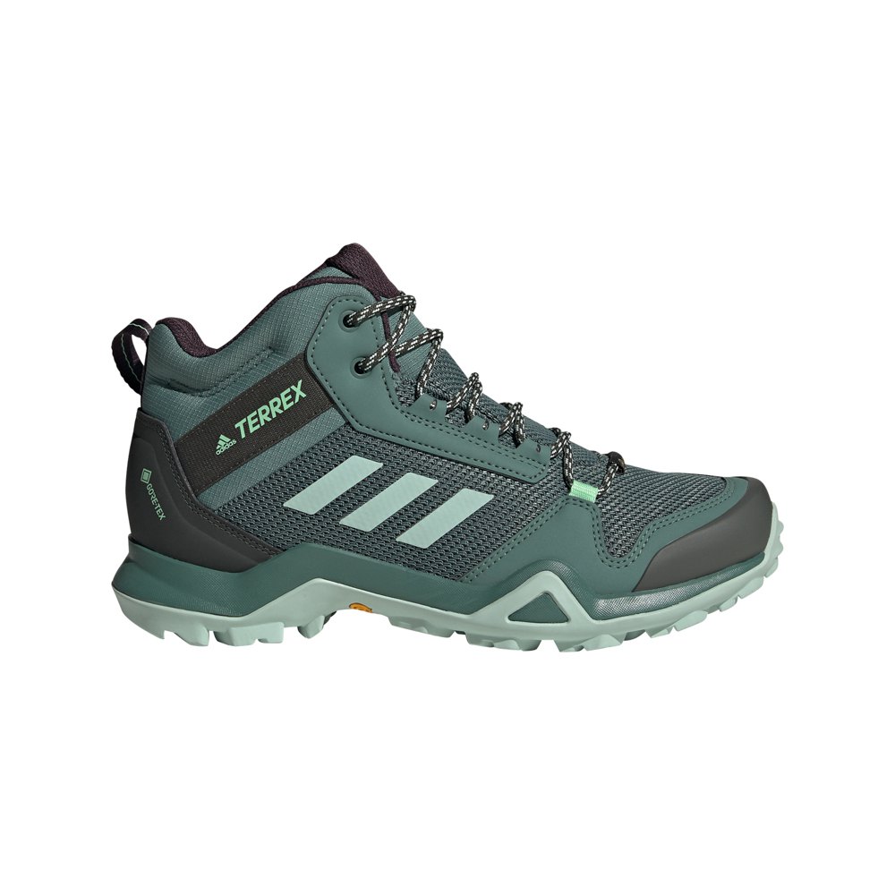 Tolk tentoonstelling rollen adidas Terrex AX3 Mid Goretex Hiking Shoes Green | Trekkinn