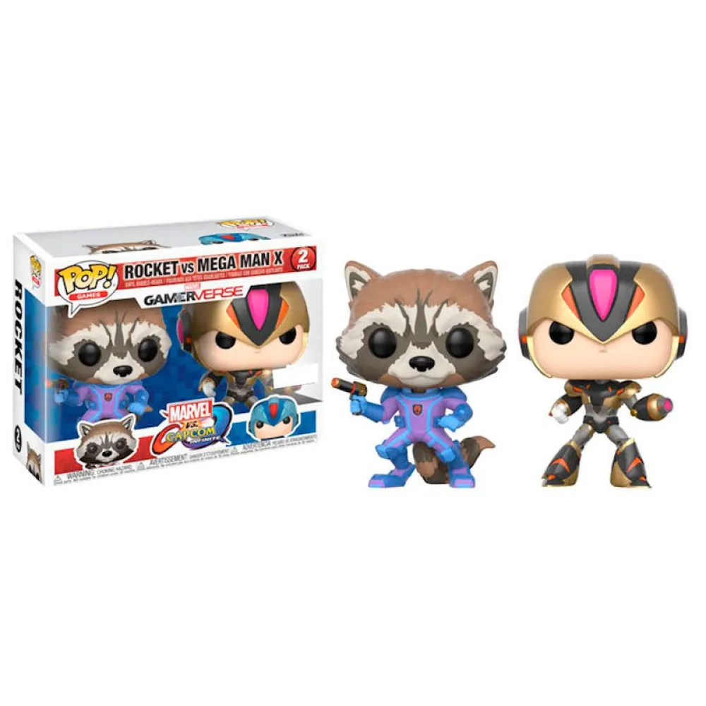 Funko Capcom VS Marvel Rocket VS MegaMan X Exclusive | Kidinn 