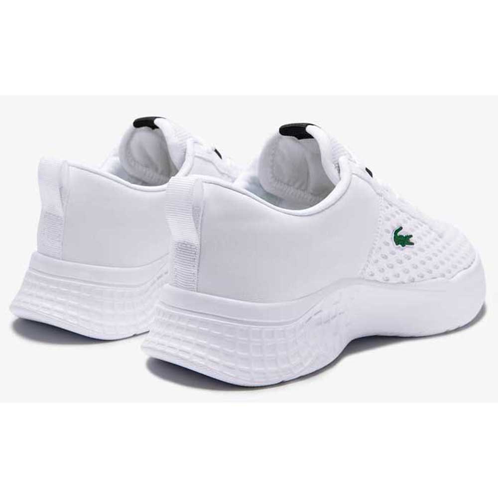 Lacoste Court-Drive Mesh Stretch-Knit Children Trainers