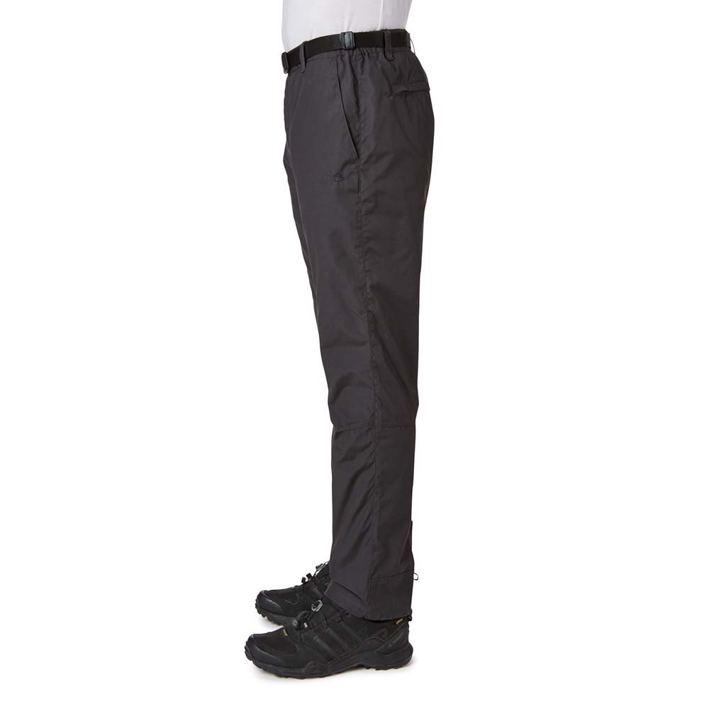 Craghoppers Mens Boulder Trousers Black Sports Outdoors Water Resistant Pockets 