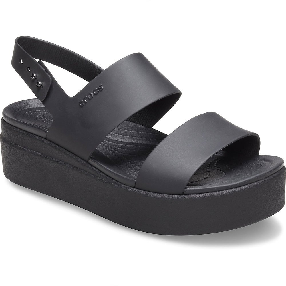 CROCS Women's Patricia II Wedge Sandal Black Slip On Strappy | Black wedge  sandals, Black slip ons, Wedge sandals
