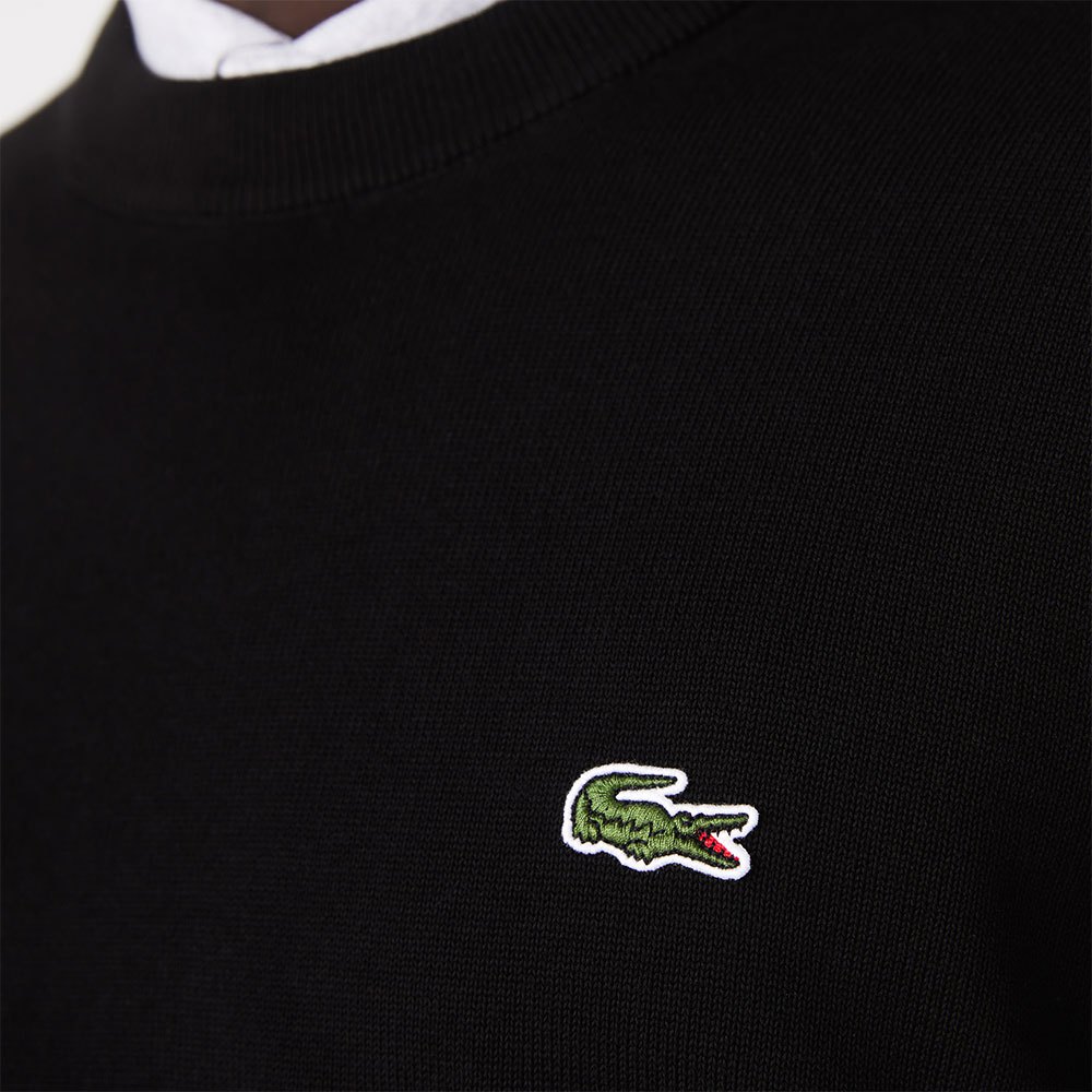 Lacoste Classic Fit Crew Organic Cotton Sweter