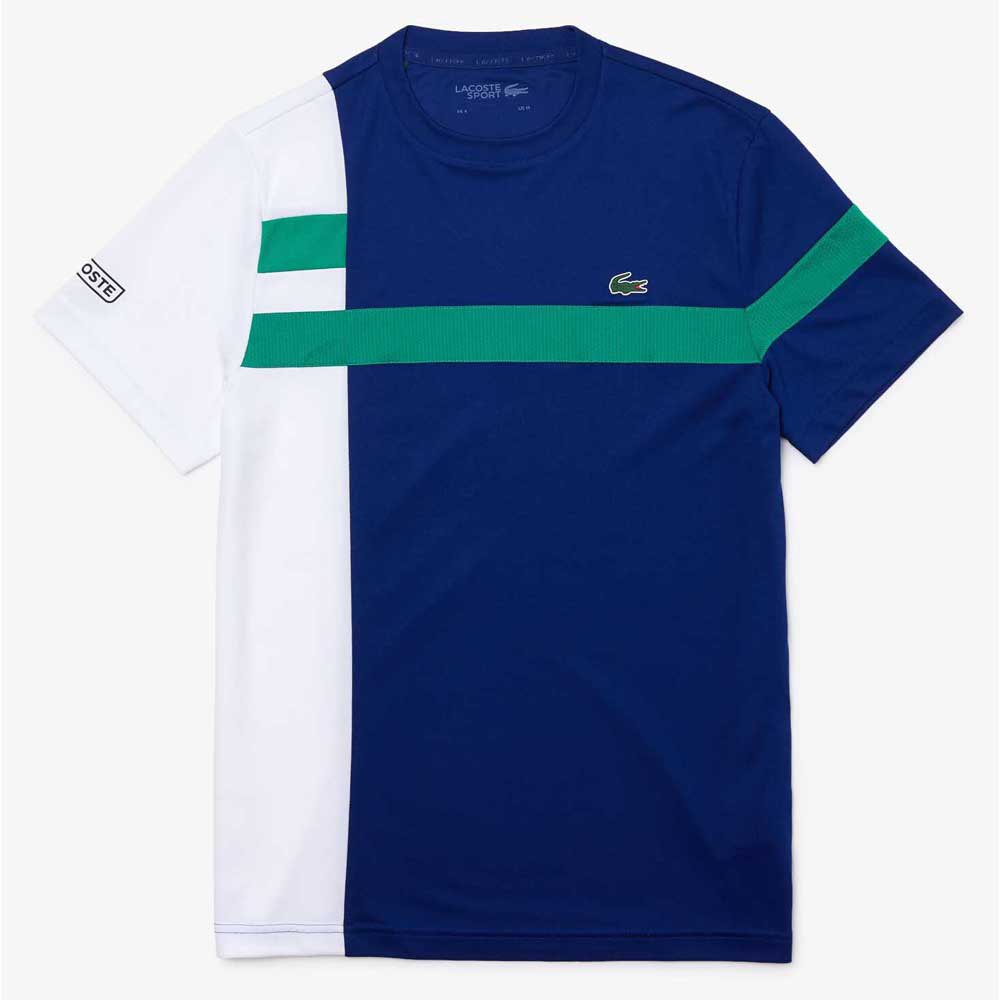 Lacoste Sport Colourblock Breathable Pique T-shirt met korte mouwen