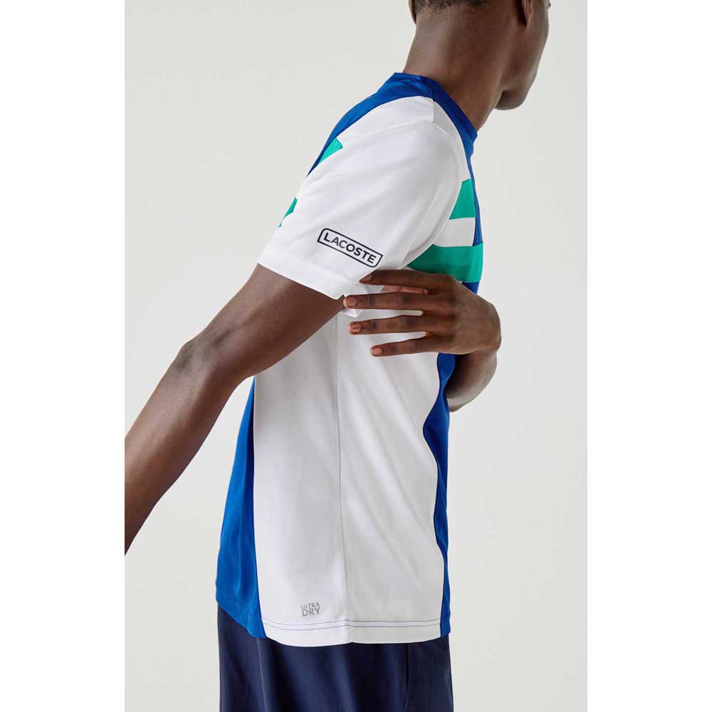 Lacoste T-shirt à manches courtes Sport Colourblock Breathable Pique