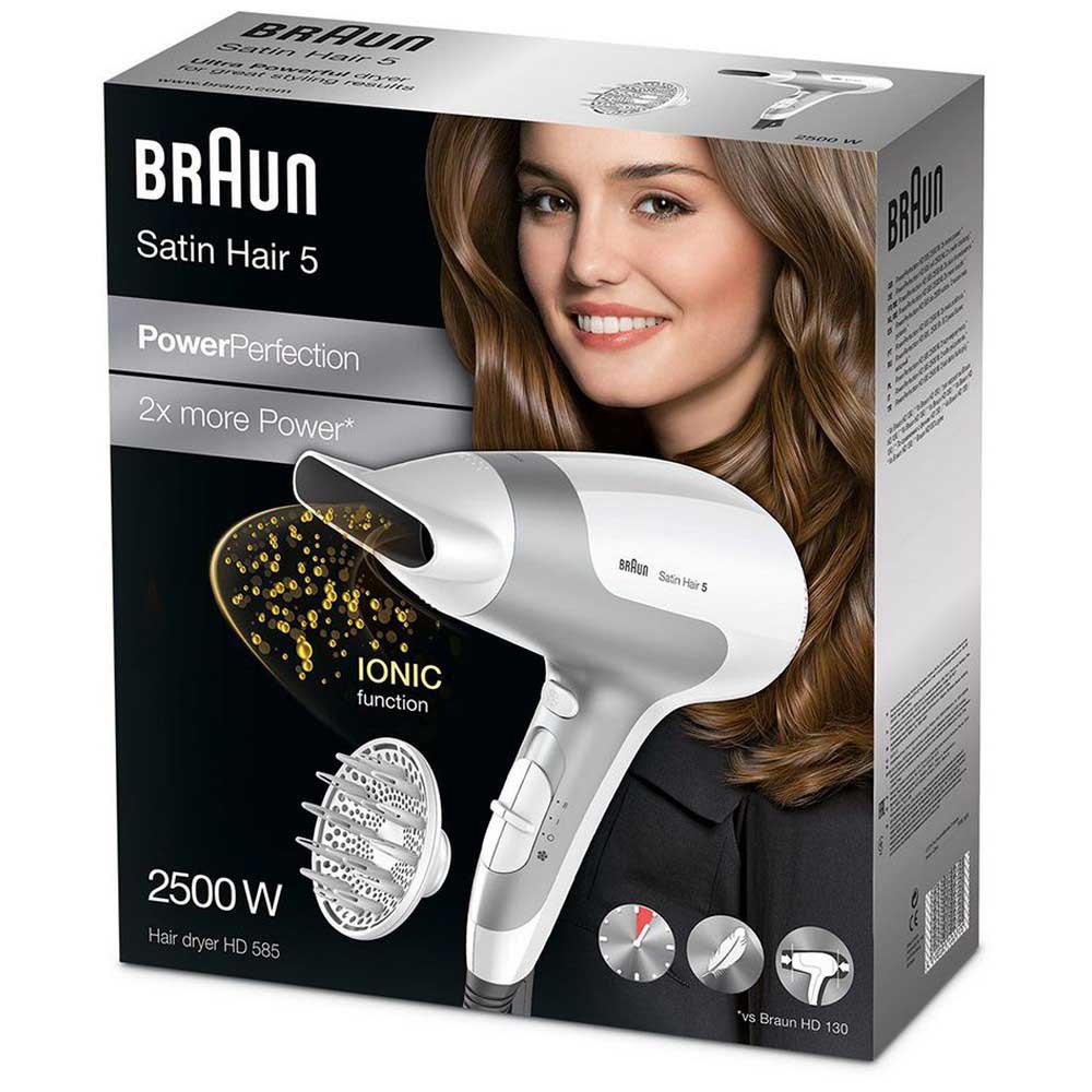 Braun HD 585 2500W Haardroger Wit |