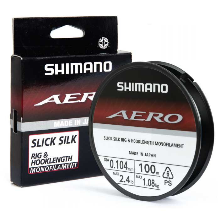 shimano-fishing-linje-aero-slick-silk-rig-hooklength-100-m