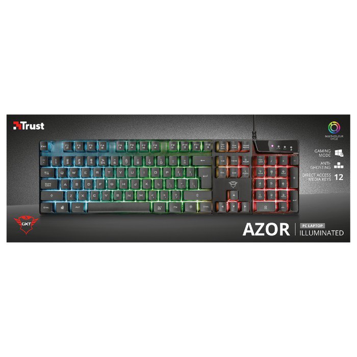 Trust ゲーミングキーボード GXT 835 Azor