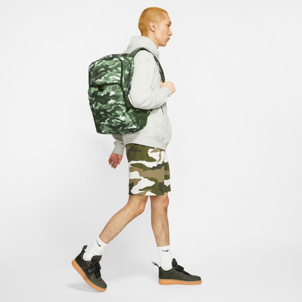 Nike Brasilia Printed Training XL Backpack Green