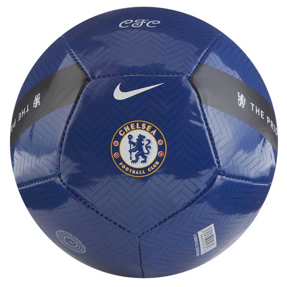 small Football chelsea skills ball Size 1 Practise Ball Blue & White Deflated 