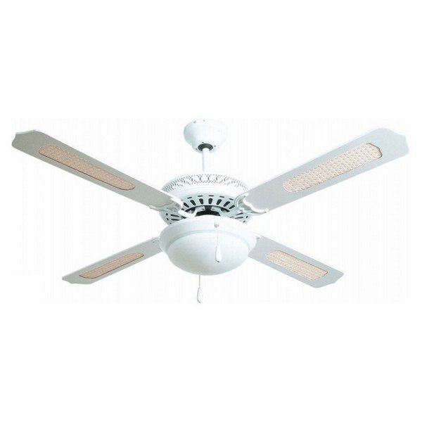 Orzo Ceiling With Light Fan White Techinn - How To Brighten A Ceiling Fan Light