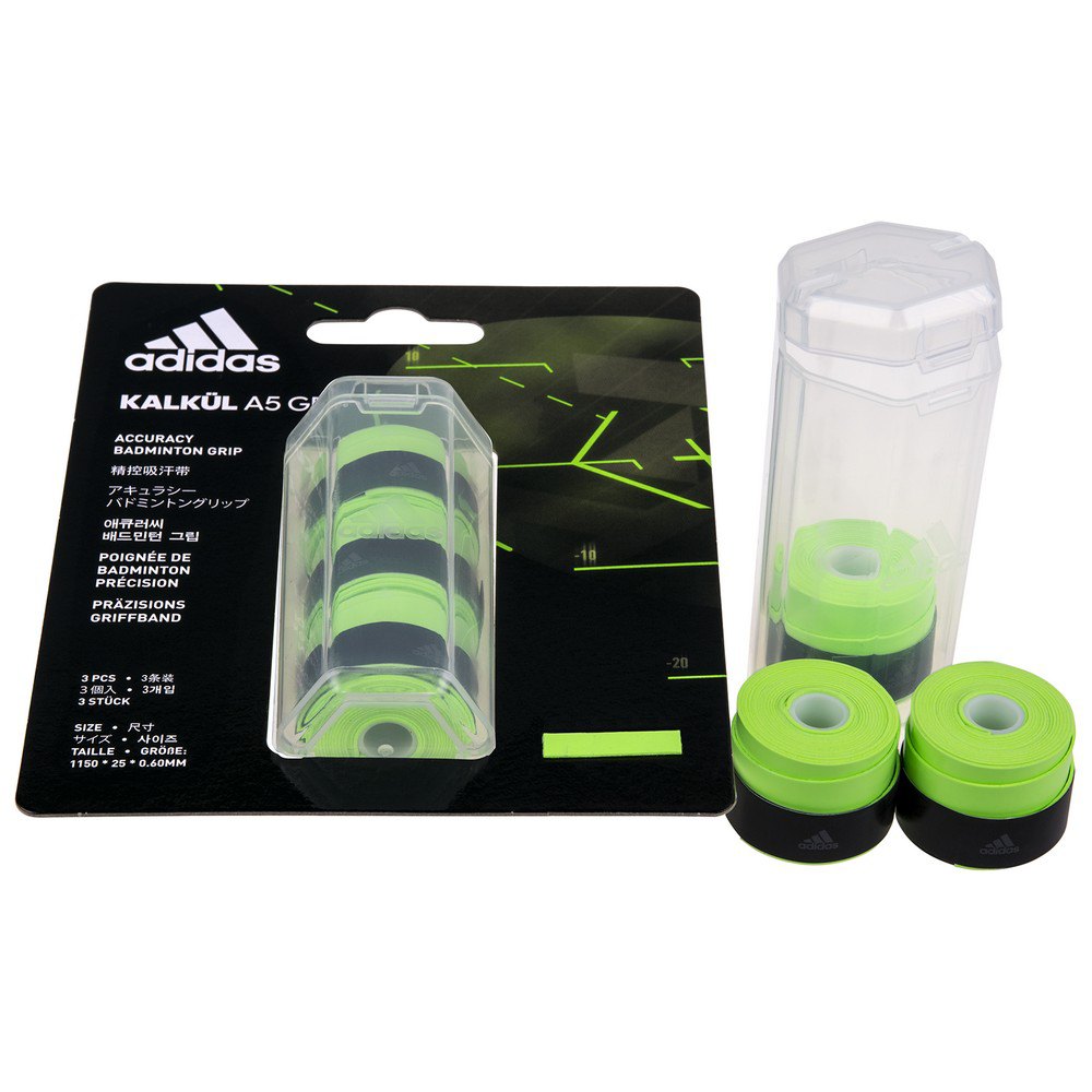 adidas Grip Badminton Kalkül A5 3 Unidades