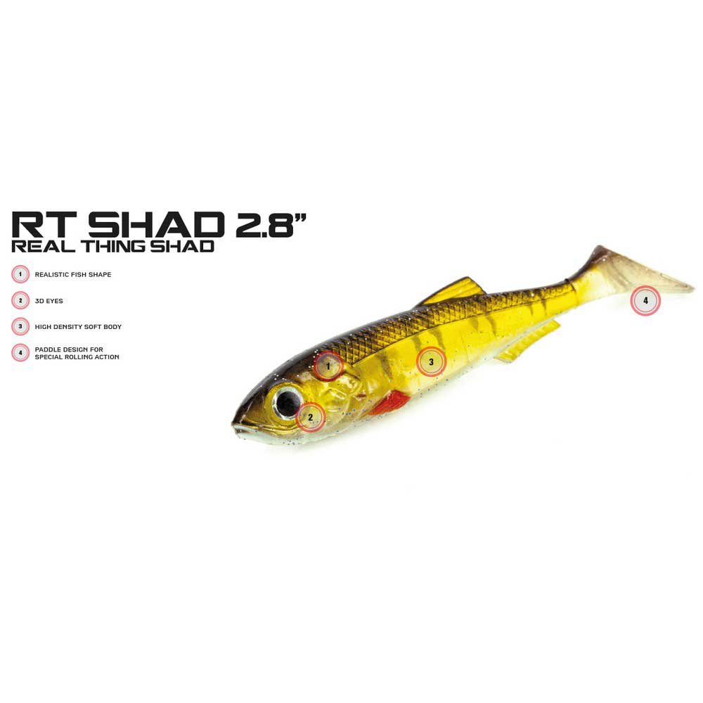Molix Leurre Souple Real Thing Shad 70 Mm