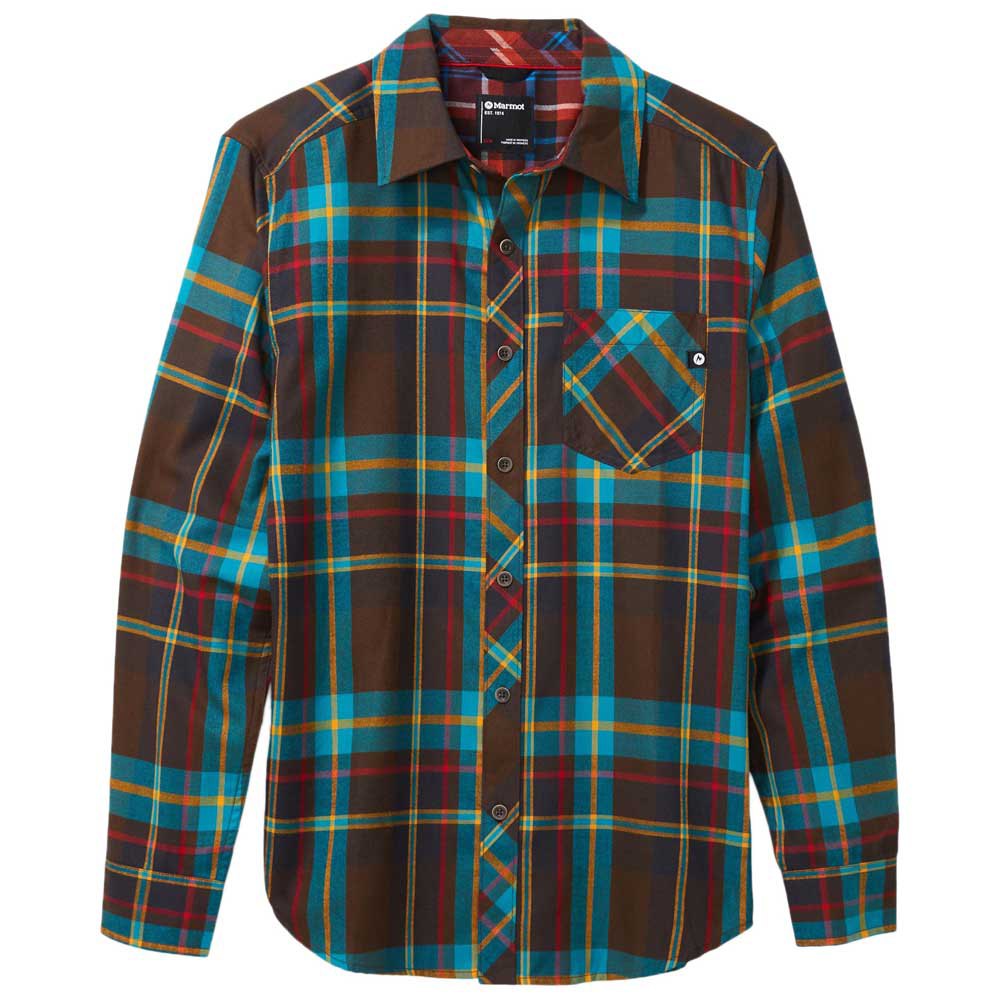 Mountain Hardwear Mens Trekkin Flannel Long Sleeve Moisture-Wicking Shirt