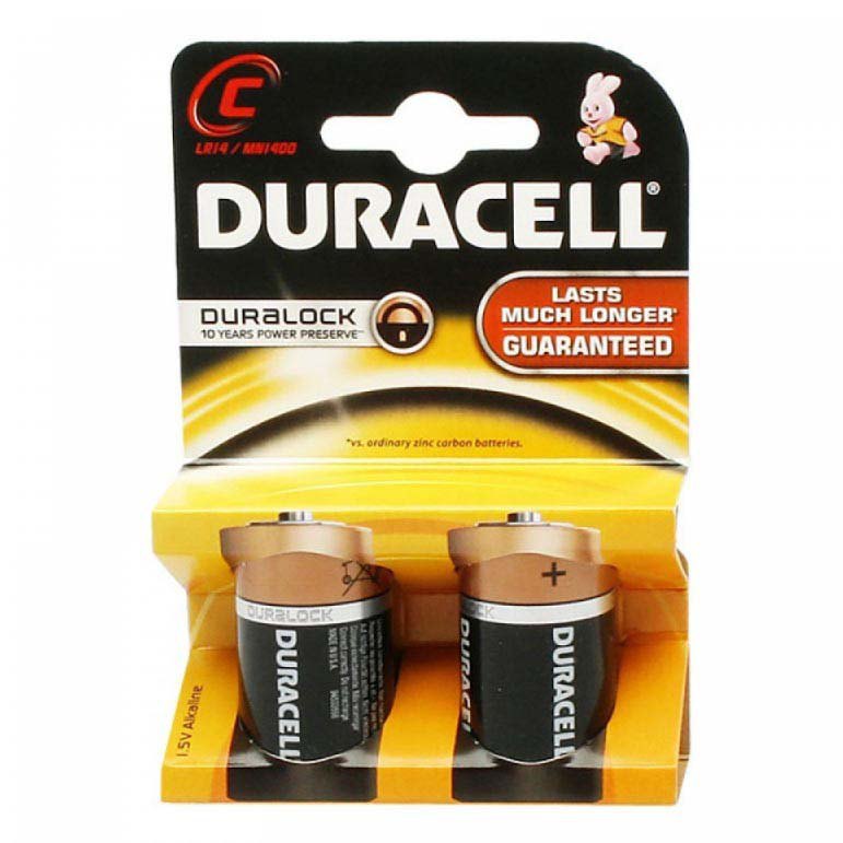 MN1400 Pack of 4 Size C LR14 Plus Power Batteries long lasting Duracell Duracell LR14 