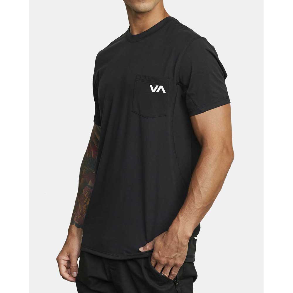 RVCA Mens Sport Vent Short Sleeve Crew Neck T-Shirt