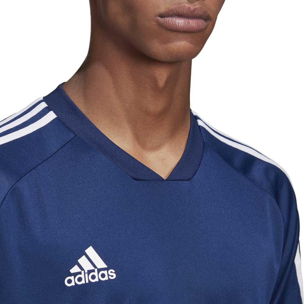 frontera joyería paralelo adidas Tiro 19 Training 3´´ Short Sleeve T-Shirt Blue | Goalinn