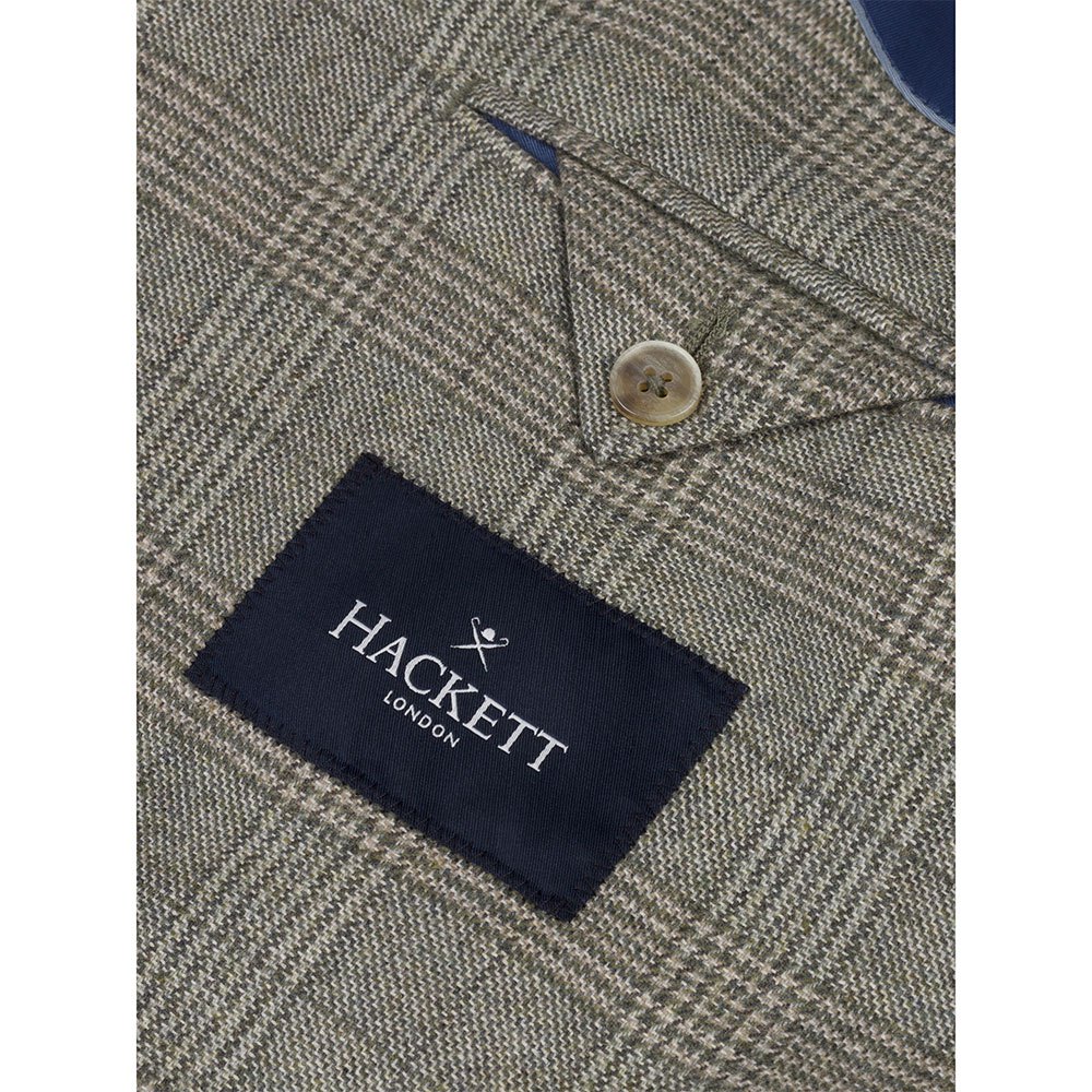 Hackett Wool Cotton Cash Check Blazer
