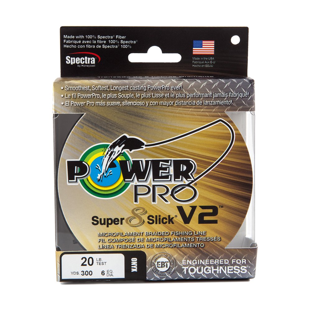 PowerPro Super 8 Slick V2 Moon Shine 135m Braided Line Made in USA 