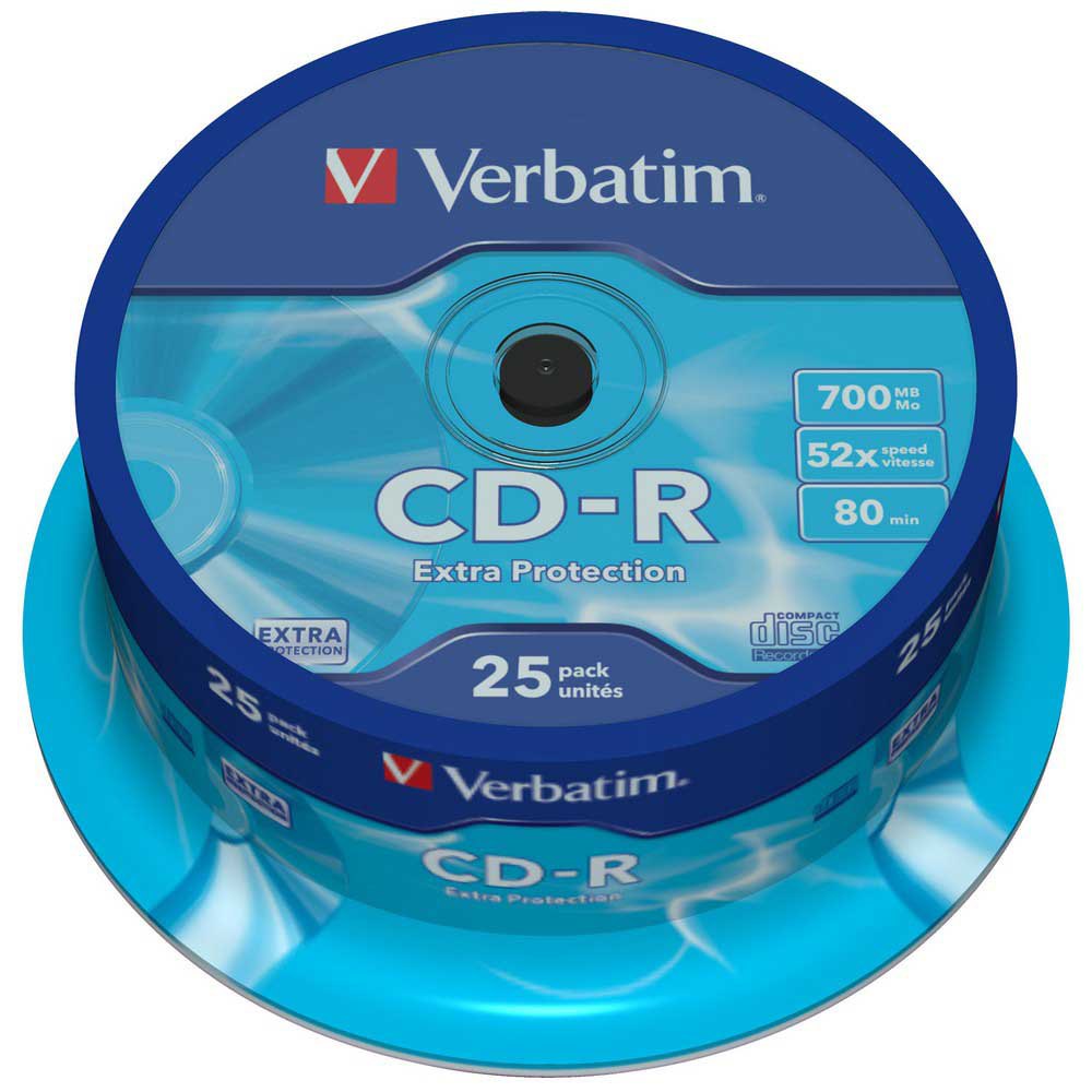 Verbatim CD-DVD-Bluray CD-R 52X 25 Units