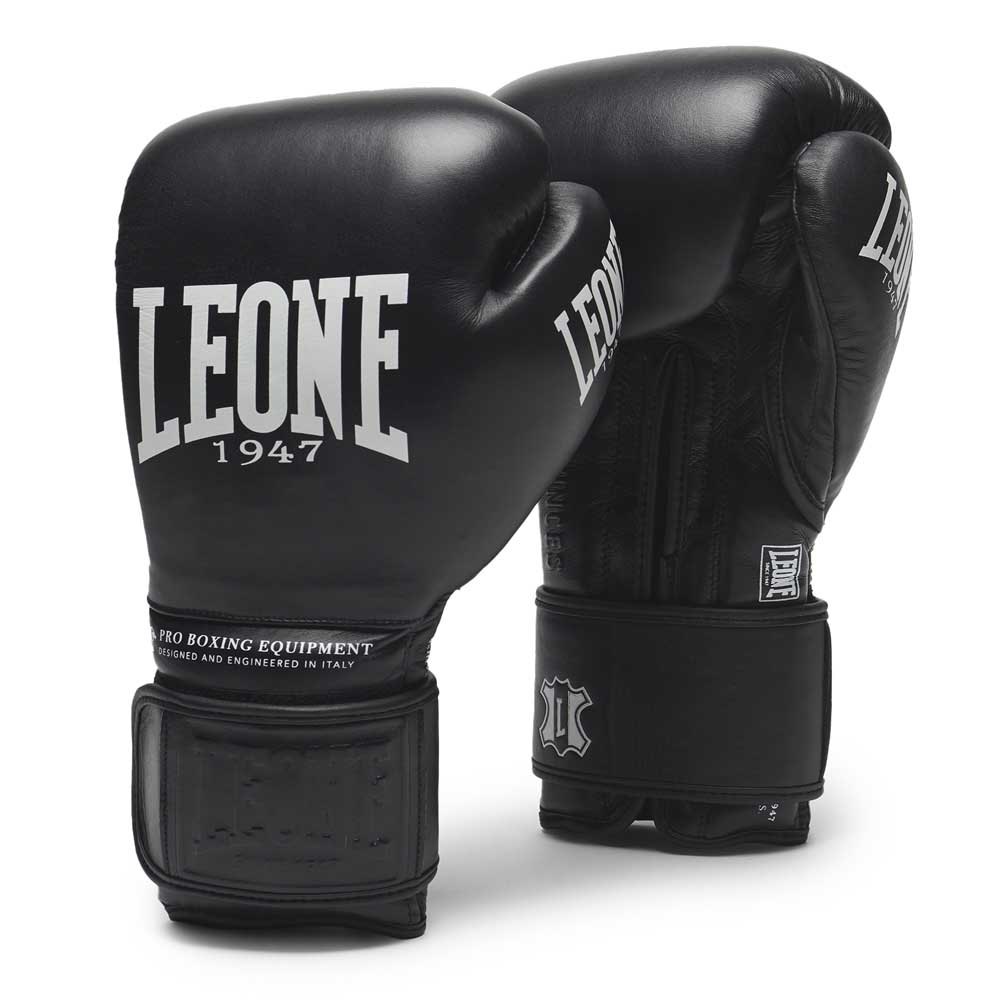 RDX RDX MMA Gloves Genuine Black Leather Sport Martial Arts Protective Gloves Size L 