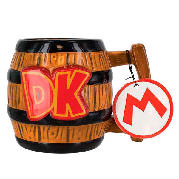 Nintendo Paladone 3D Donkey Kong Super Mario Bros Mug