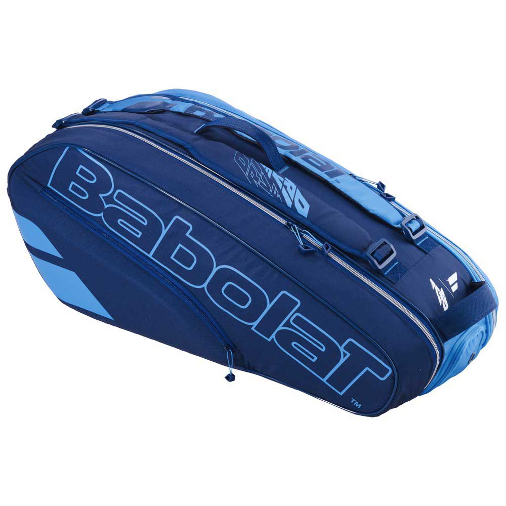 Details about   Used Babolat Pure Drive Tennis Backpack Bag Blue And Black 