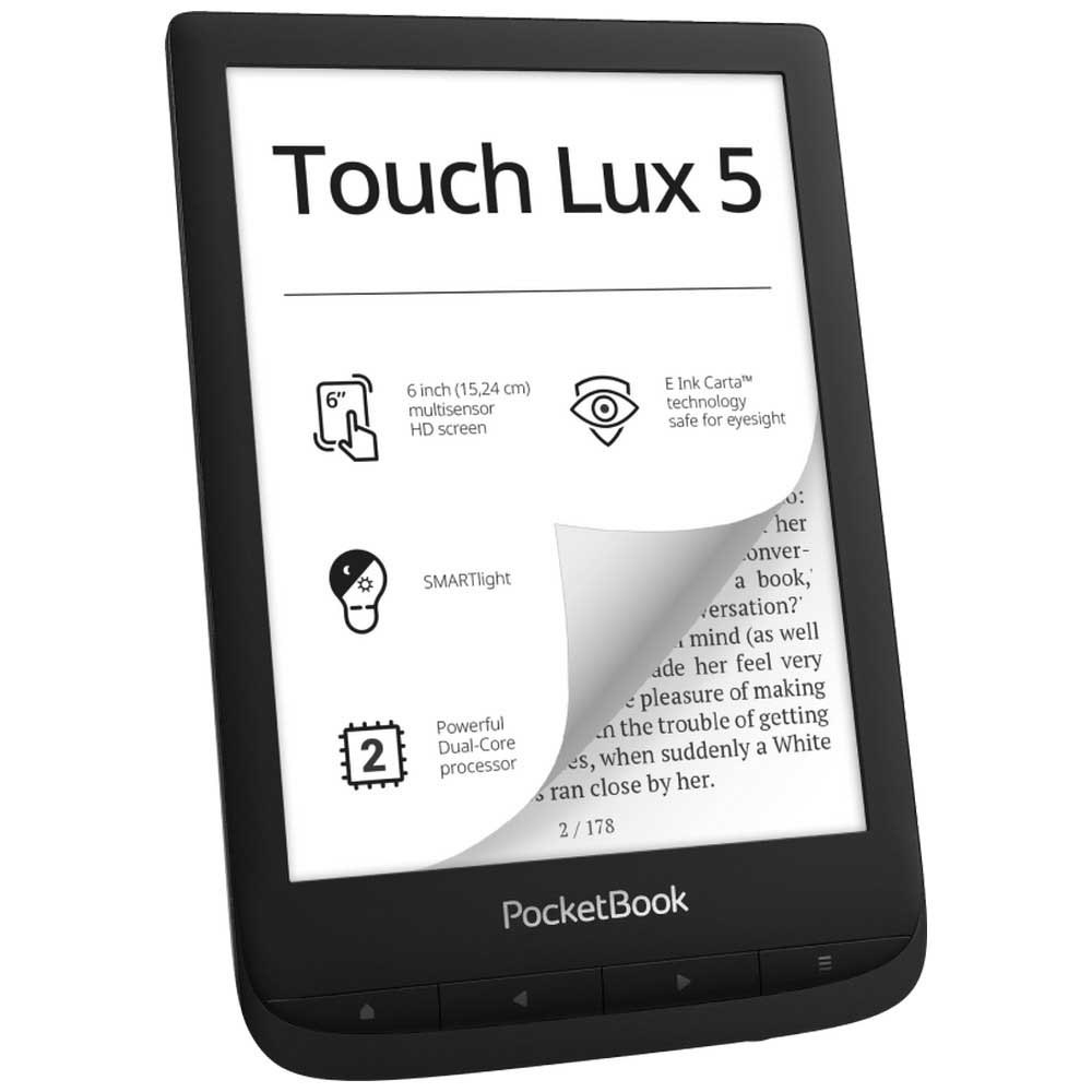 PocketBook Basic Lux 4 Lector de Libros Electrónicos 6 8GB Negro
