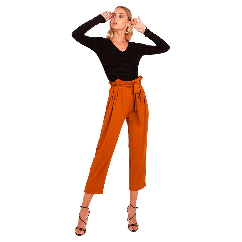 Toi&moi Paperbag High Waist Belted Pants