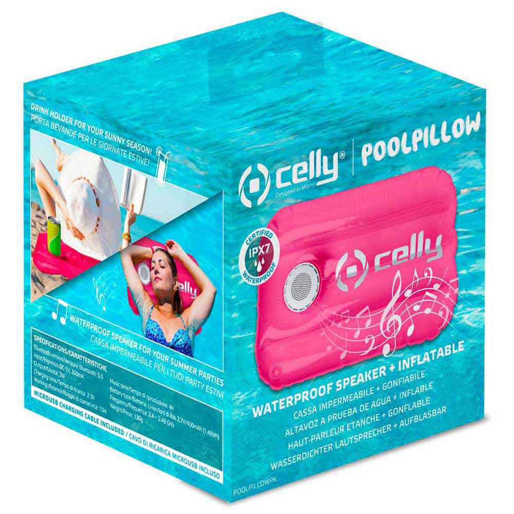 Celly Alto-falante Bluetooth Pool Pillow 3W