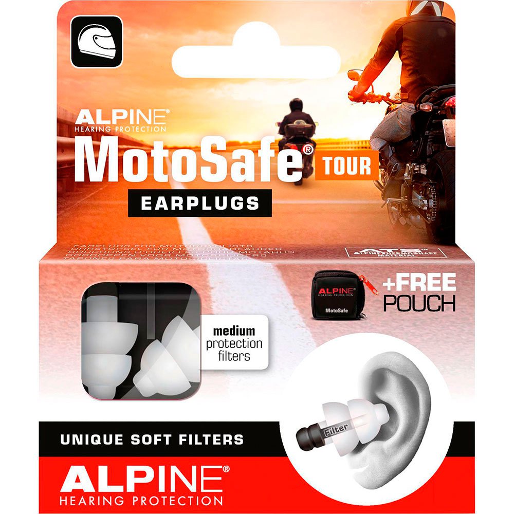 Alpine MotoSafe Tour Earplugs Stop