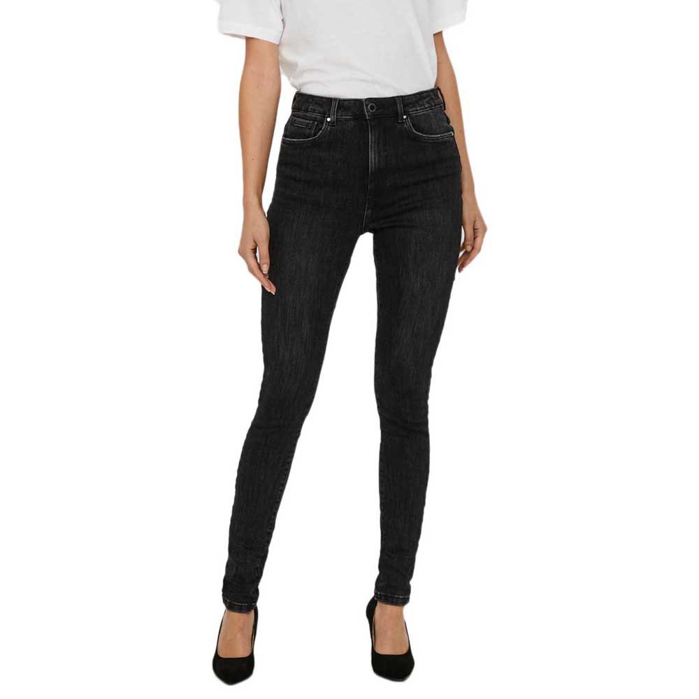 Optimistisch kleding stof het is nutteloos Vero moda Loa High Waist Skinny Jeans Black | Dressinn