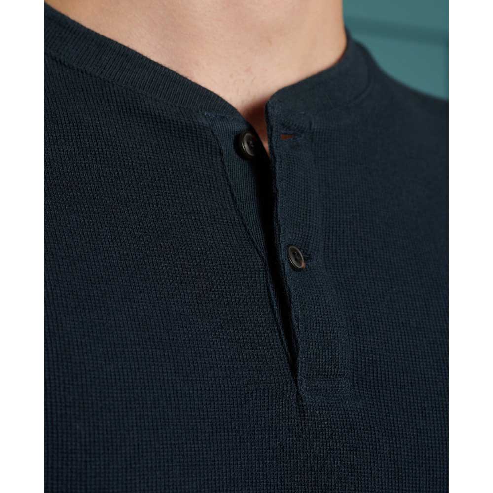Superdry Långärmad T-shirt Micro Texture Henley