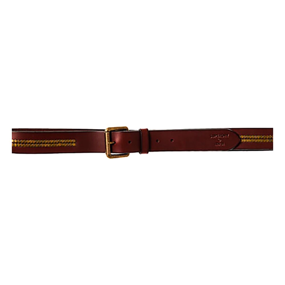 Superdry Leather Profile Belt Reddish Brown BNWT Medium 