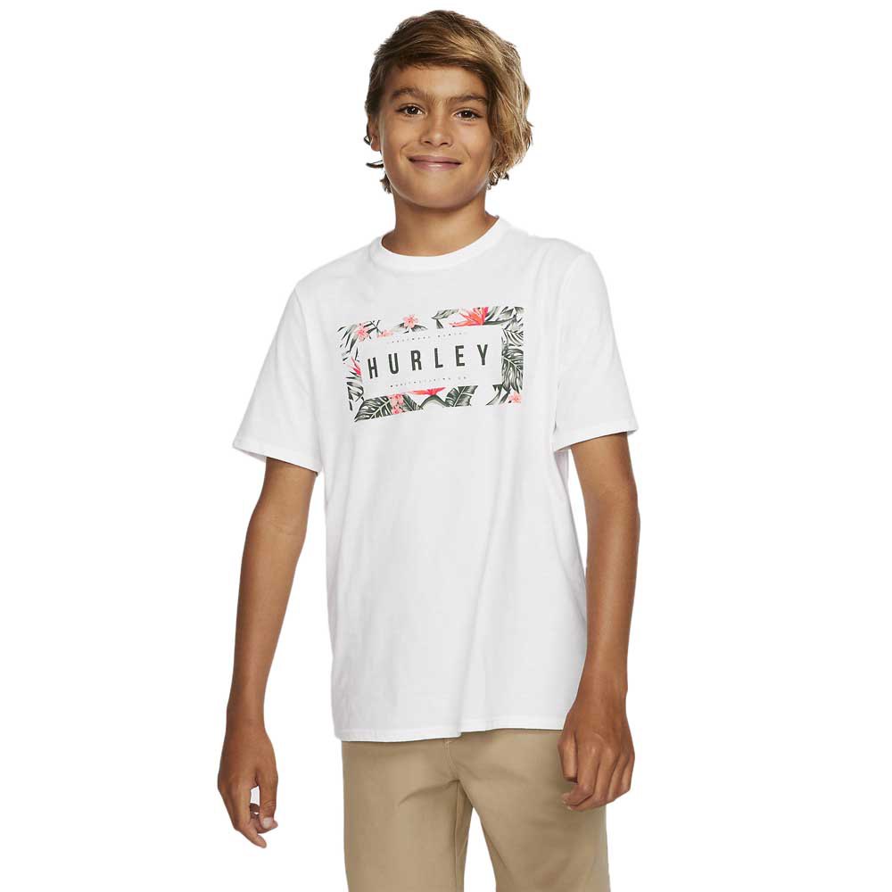 jongen Gehoorzaamheid alleen Hurley Premium Flashback Floral Short Sleeve T-Shirt White| Kidinn