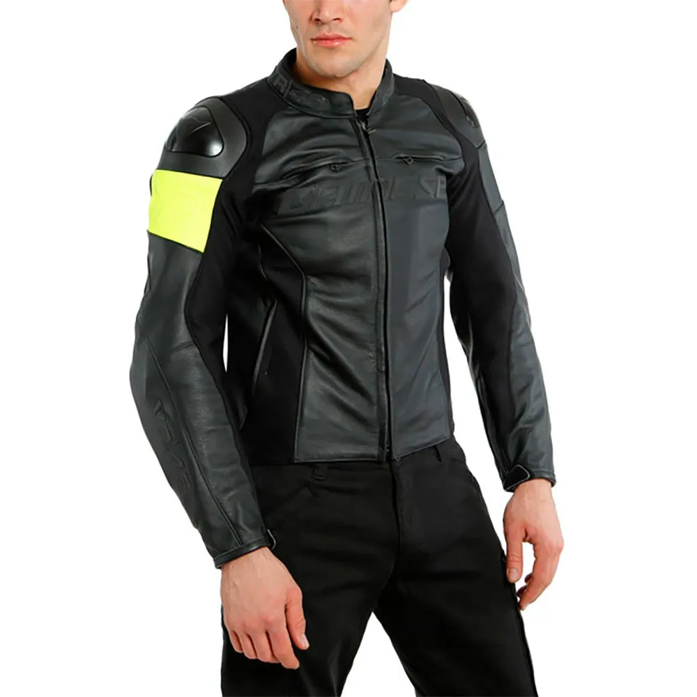 Dainese Casaco VR46 Pole Position Preto | Motardinn Casacos