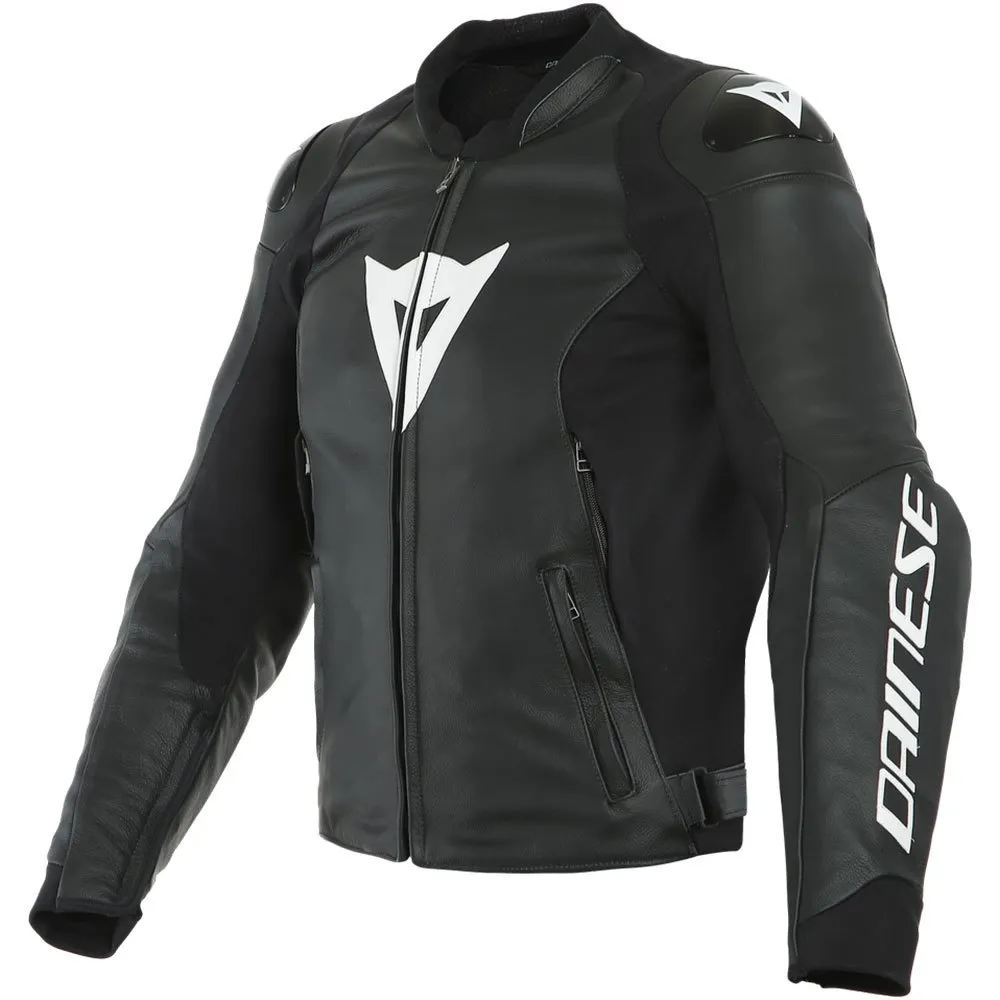Dainese Sport Pro leather jacket Black | Motardinn