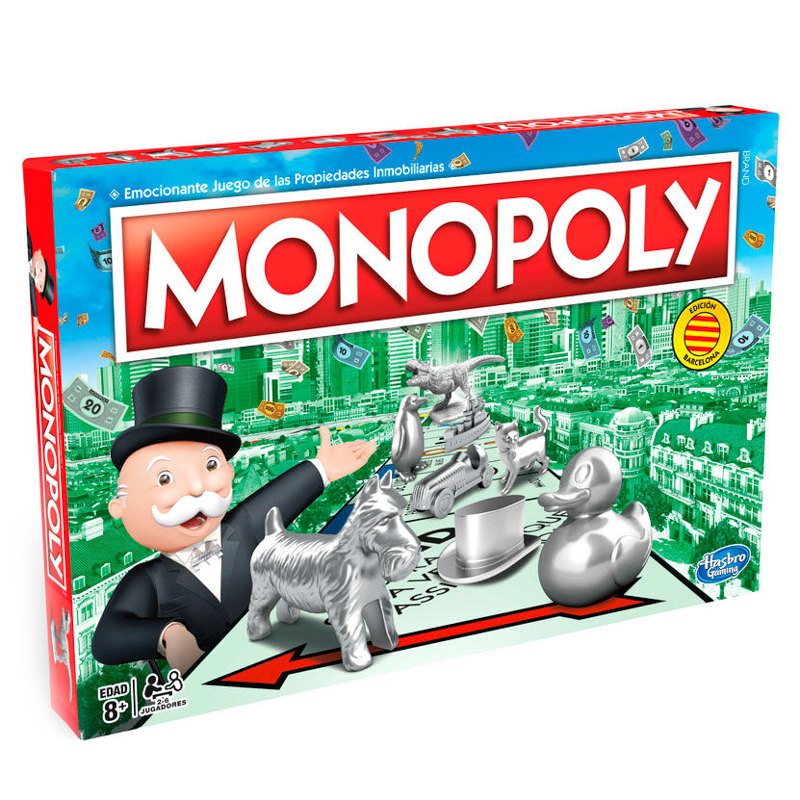 Monopoly Klassisk Upplaga Spanskt Brädspel Barcelona